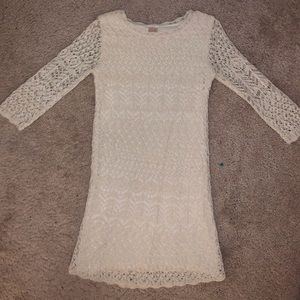 Cat & Jack White sparkly sweater dress